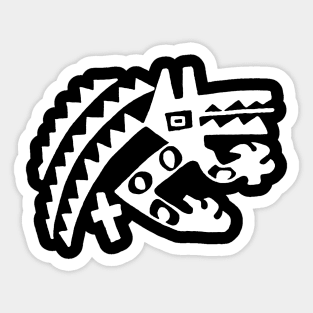 Findigo native antropomorph - humulupus - tee by Fenixdesign Sticker